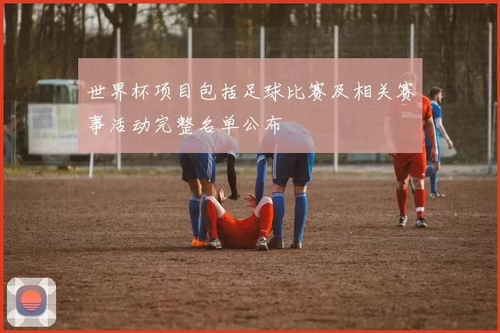 世界杯项目包括足球比赛及相关赛事活动完整名单公布
